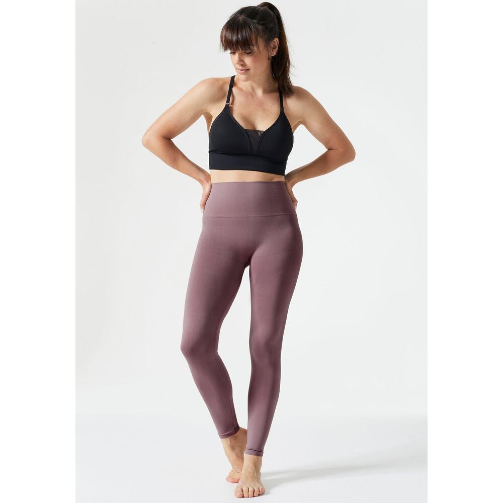 Blanqi Everyday Hipster Seamless High Rise Leggings Size Small Gray - Picture 1 of 11